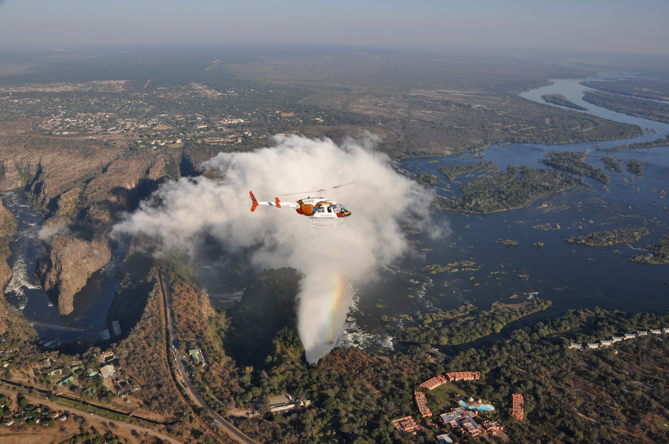 Zambezi Spectacular flight over the Victoria Falls and Zambezi River in Zimbabwe