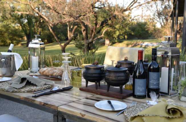 The Eatery Lunch experience along the Zambezi River in Victoria Falls, Zimbabwe